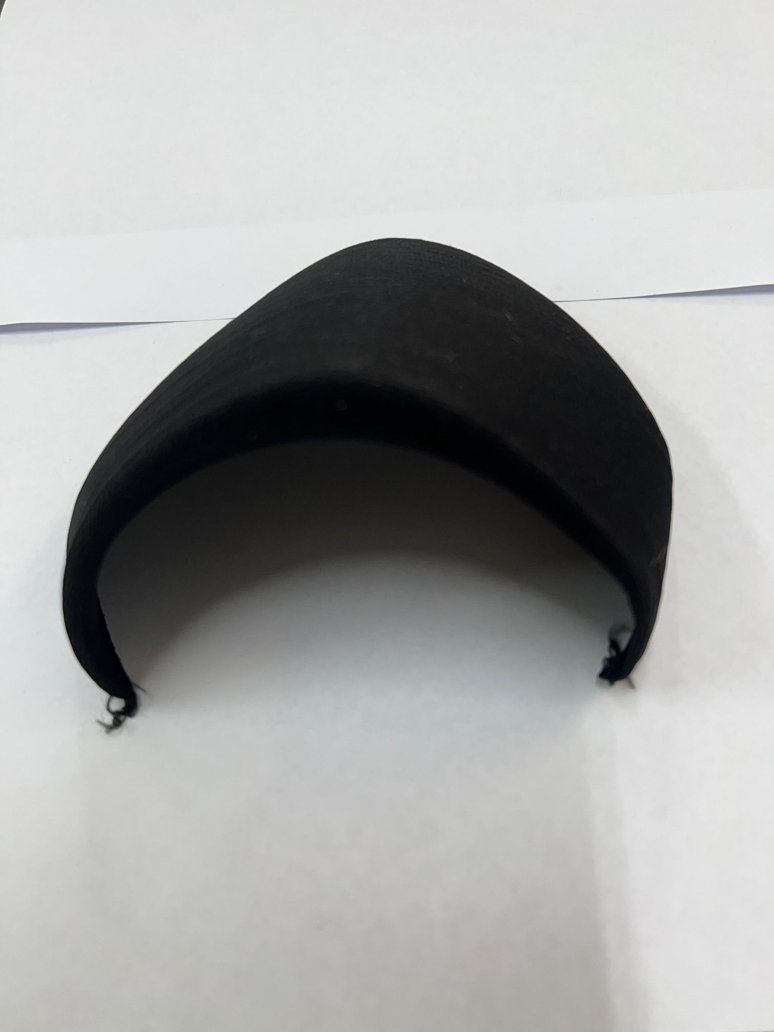 Shoulder Pad Covered Size 8"x4"x1/2" (White & Black), 10 pairs / $18.50