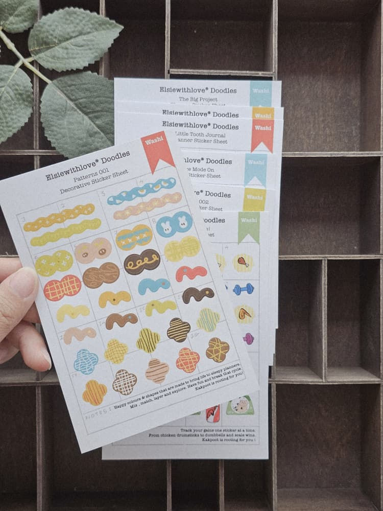 Patterns 001 Sticker Sheet