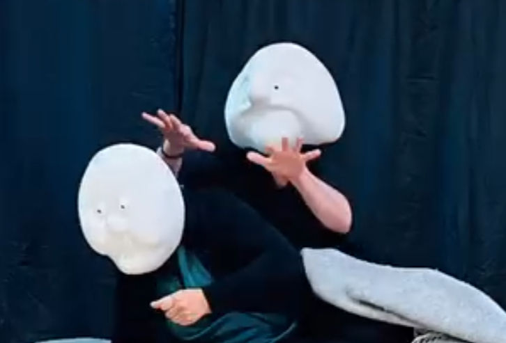 Larvael Mask workshop with Freya Stang