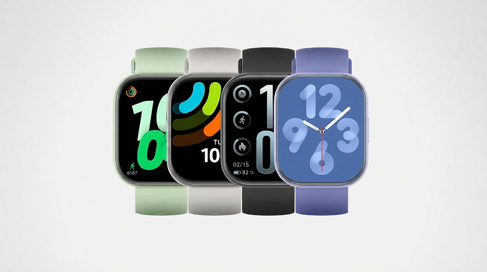 Jam tangan pintar kalis air Infinix XWatch H5 Pro dengan skrin AMOLED dan pemantauan kesihatan.