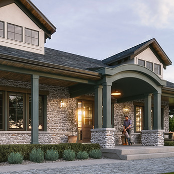 Architecture, Residential Design, Exterior House Design, Traditional House, Addition and Renovations, Exterior House, Architectural Rendering, Farmhouse Style, Ranch House Style, Ranch House Design