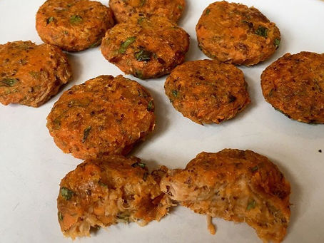 Tuna & sweet potato fishcakes