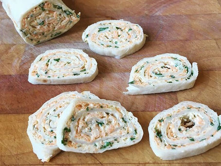 Tortilla wrap pinwheels