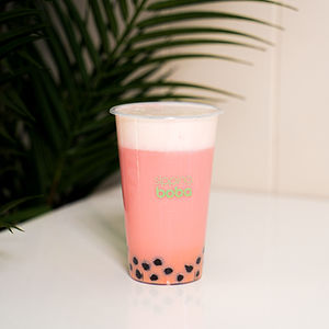 Strawberry milk tea