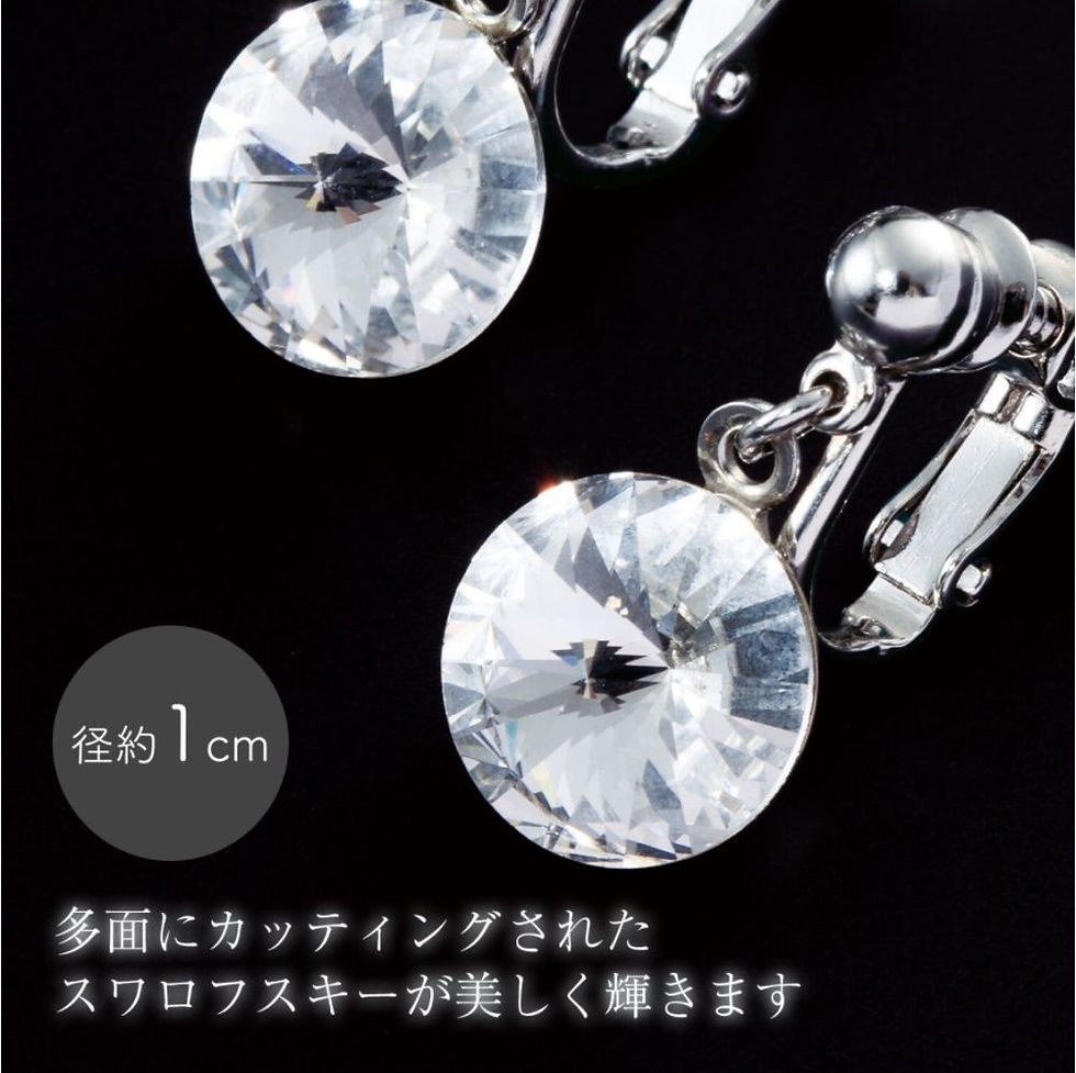 縮圖：施華洛世奇 Swarovski 捷克製水晶耳環