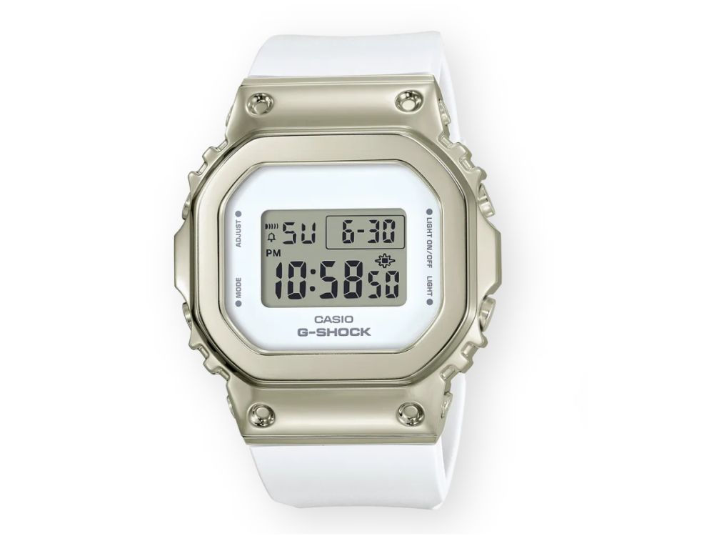 Casio G-SHOCK GMS5600-7 不銹鋼白色男女通用腕錶
