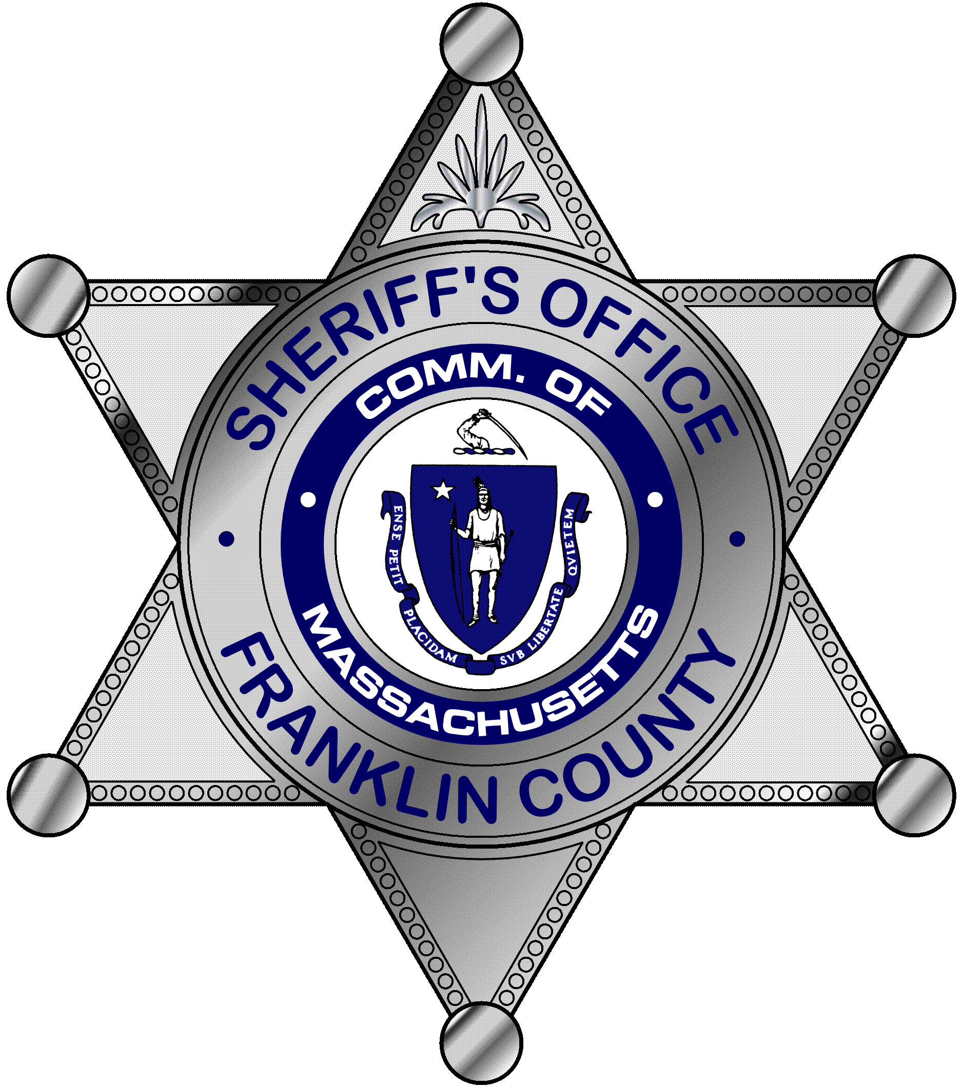 Sheriff's Badge GIF (Silver)