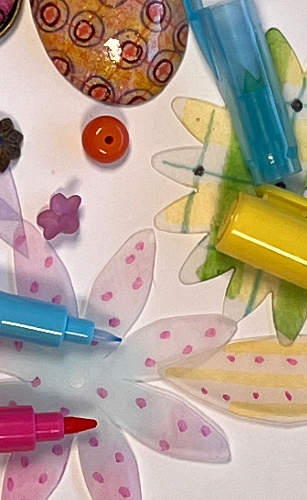 Thumbnail: Shrinkets Petal Mold for making shrink plastic beads