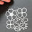 Thumbnail: thin metal flower die cut set