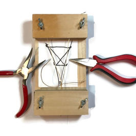 Wire wrapping jig.