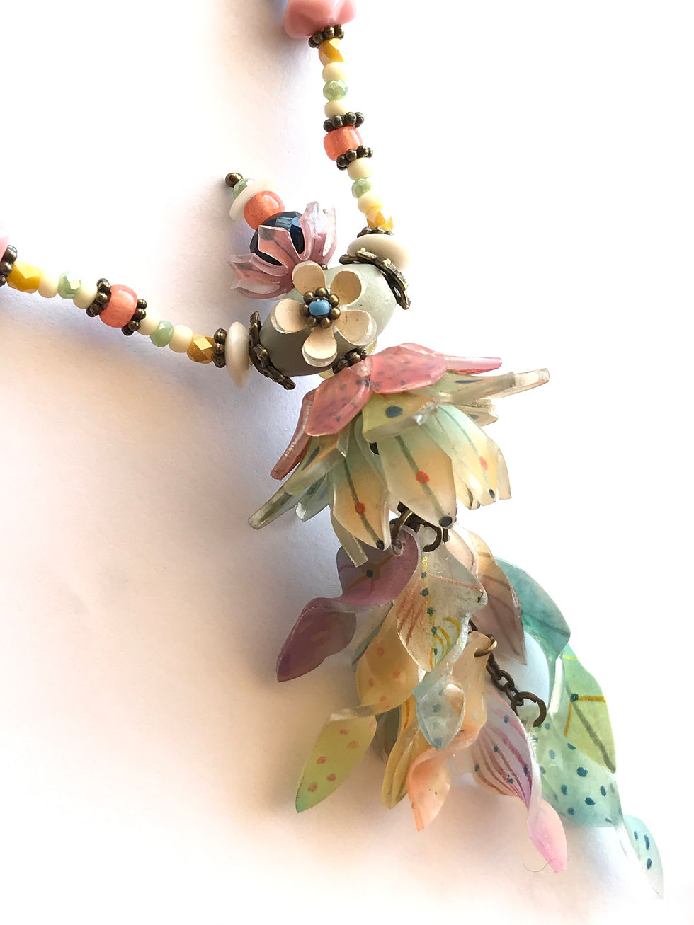 Free shrink plastic tutorial,  Handmade shrink plastic beads ,  shrink plastic flower beads, Shrink plastic jewelry supplies