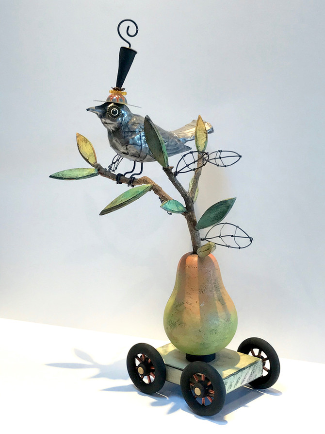 A Pewter Bird in a Pear Tree