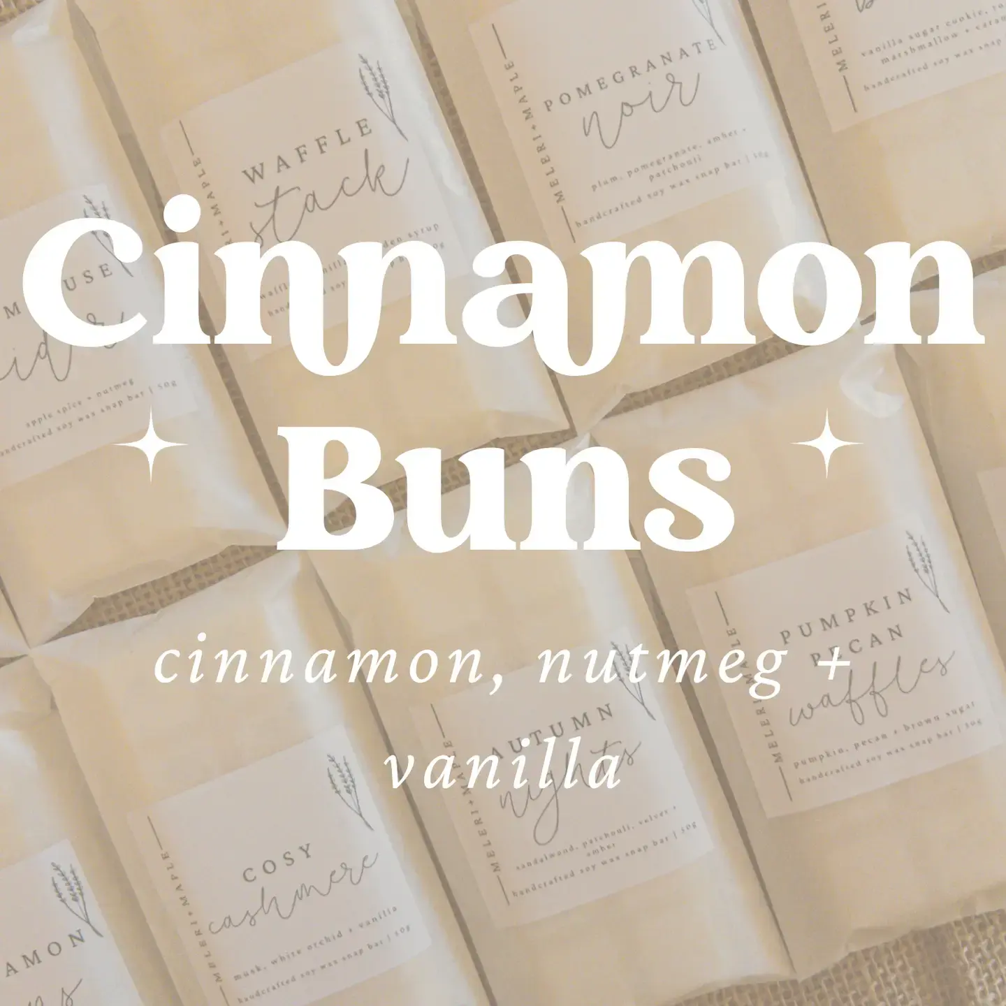 Cinnamon Bun Scented Wax Melt Snap Bar