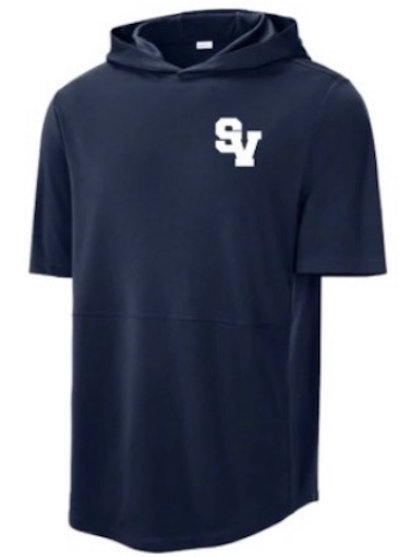 Short Sleeve Hooded Pullover