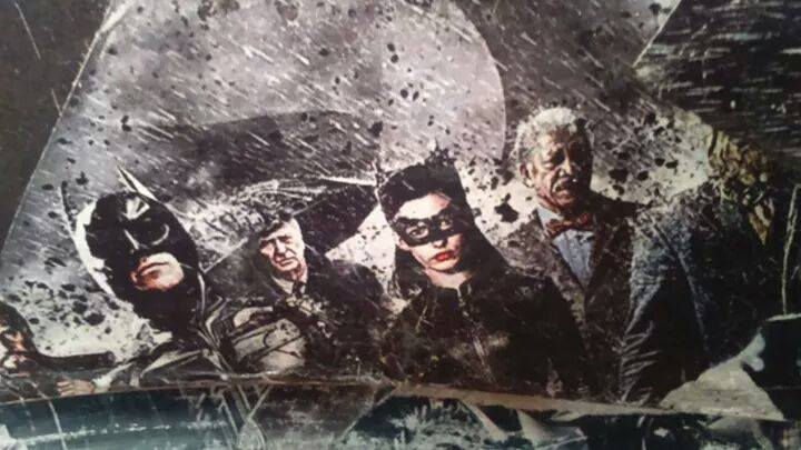 Thumbnail: Decollage two drawer bedside table