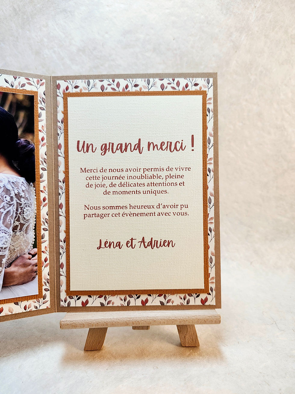 Miniature : Carte de remerciements Mariage et Pacs - Fall In Love