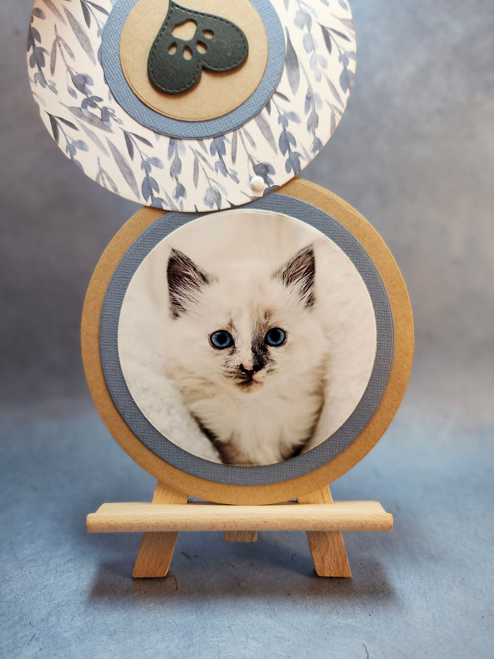Miniature : Carte Animaux - Boule d'Amour Bleue
