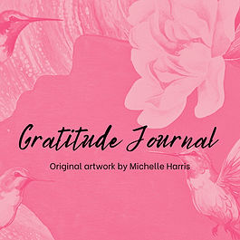 Pink background of the profile of a face, with birds and a flower silohette