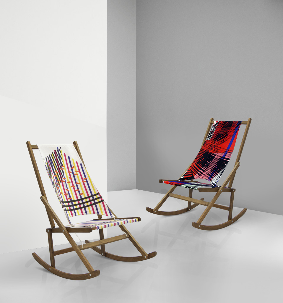 Folding Rocking Deck Chair WAWA London