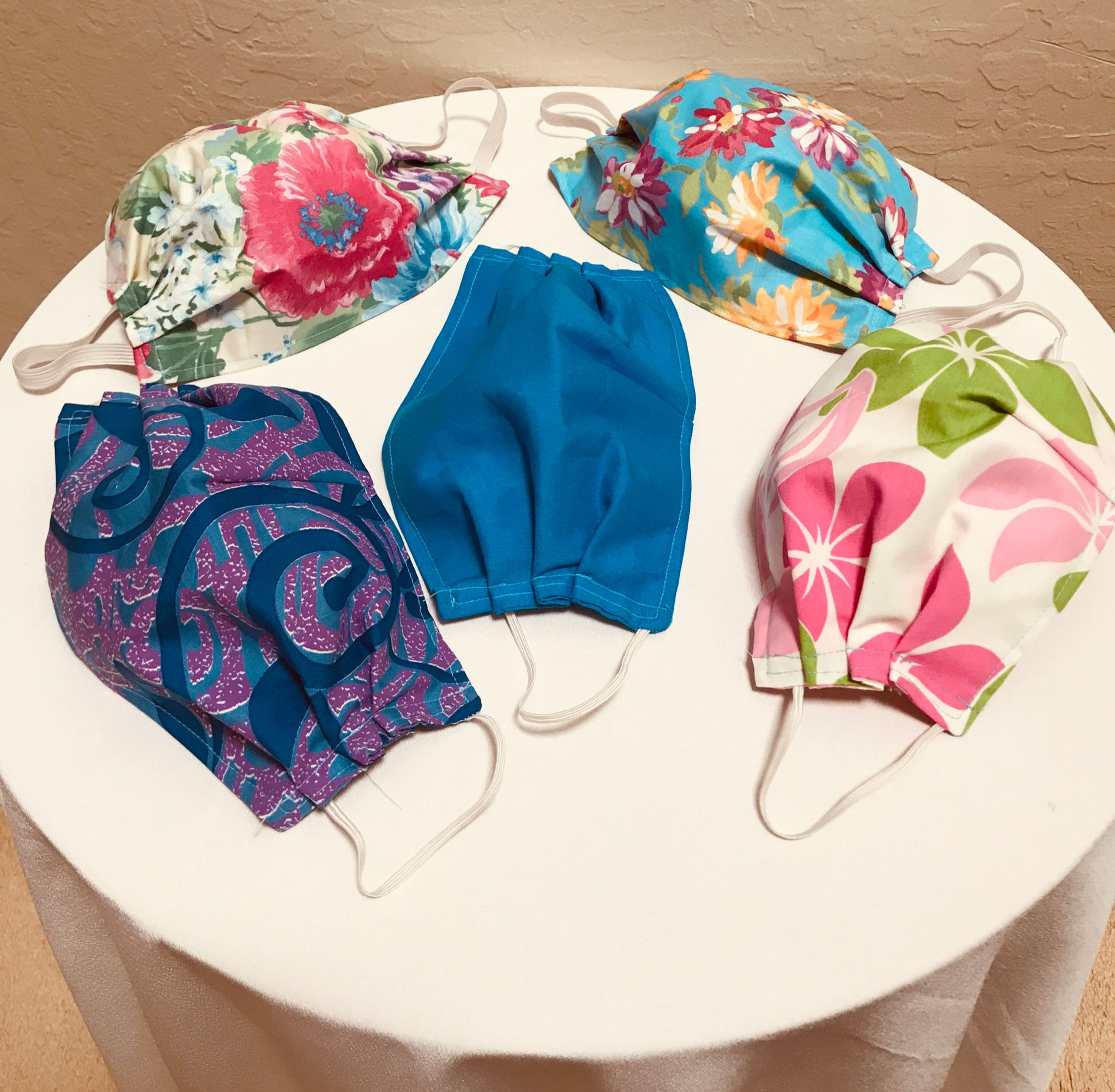 Fabric Face Coverings (assorted colors)