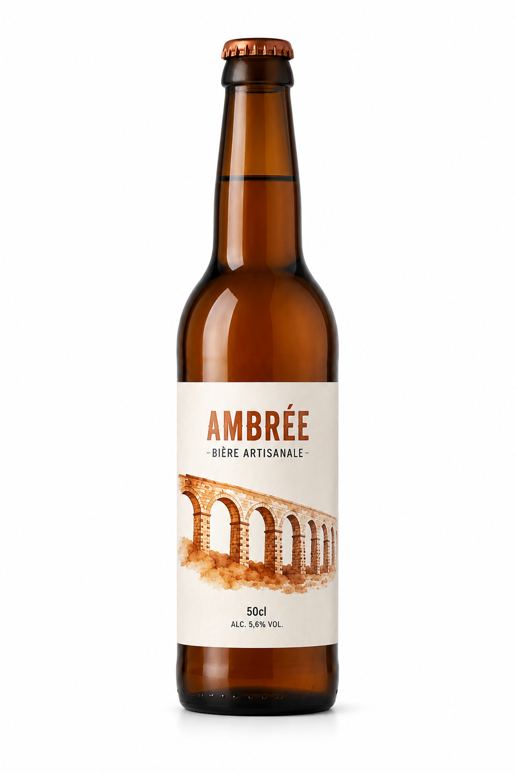 Bière Ambrée La Cachalote 50cl 5,4%