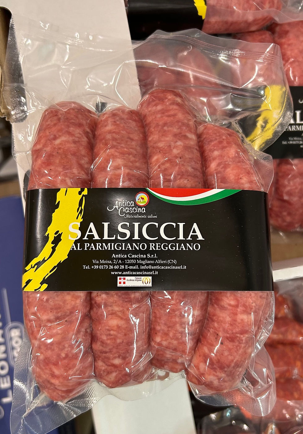 Saucisse italienne à griller au parmiggiano reggiano environ 600g