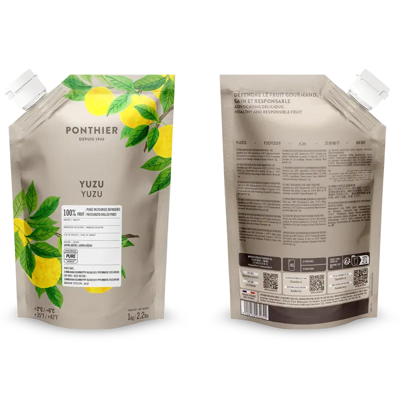 Purée de yuzu 100% 1kg