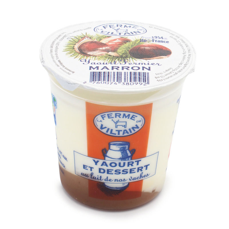 Yaourt fermier à la crème de marrons 180g