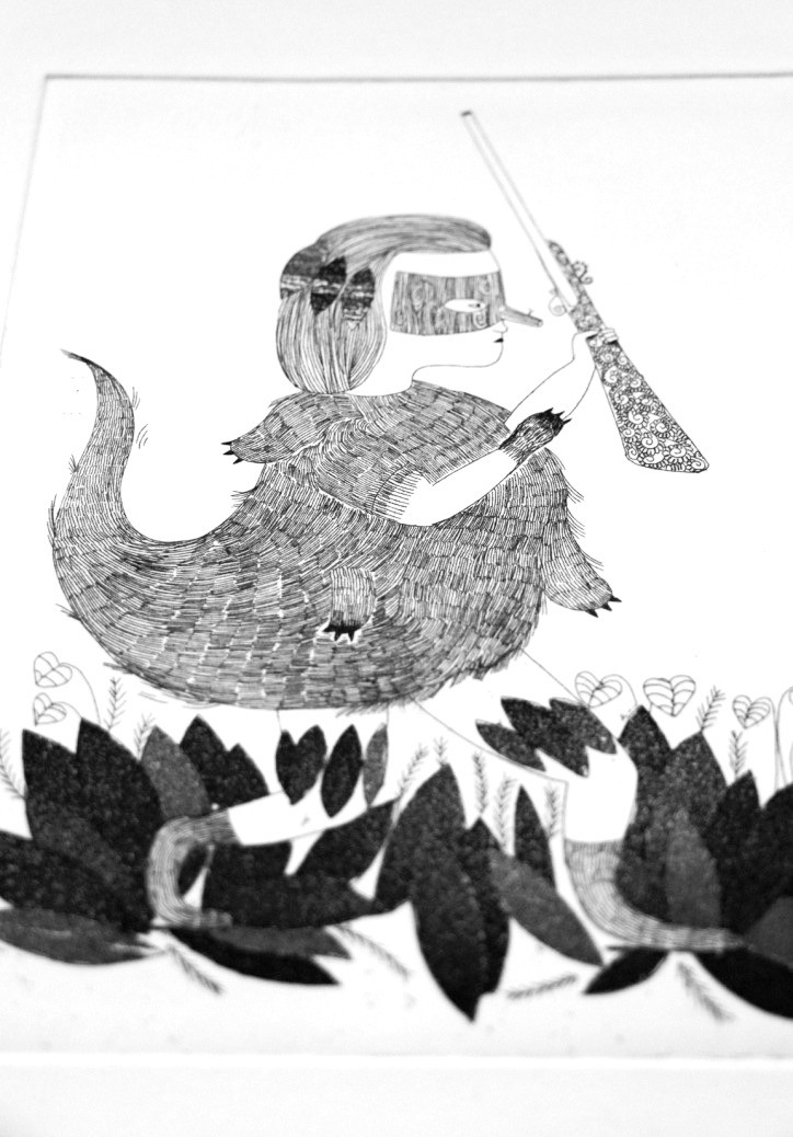 Miniature : chasseuse