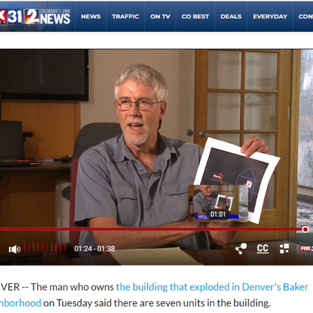In the News- Denver Gas Explosion