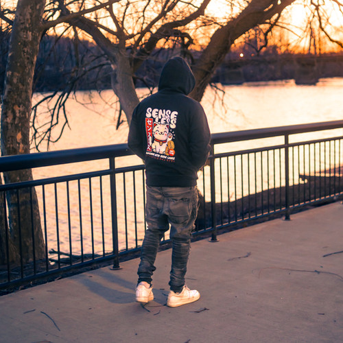 追加分◆ Happy Lucky Lucky Cat Hoodie | Senseless Co.