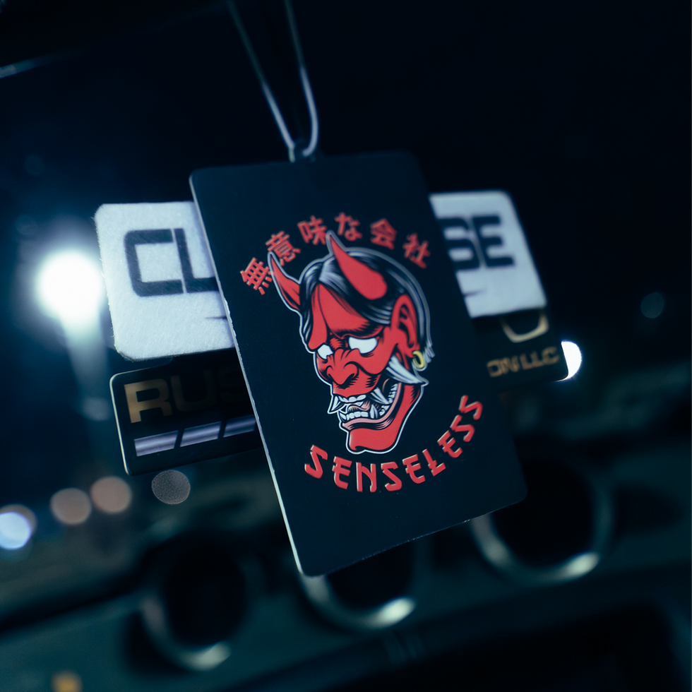 Thumbnail: Oni Mask JDM Car Air Freshener in Acura