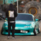 Lucky Cat Lucky Turbo JDM Hoodie with Mazda Miata MX5