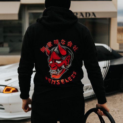 Oni Mask Hoodie | Senseless Co.