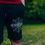 Thumbnail: Senseless Spider Web Black Fleece Shorts
