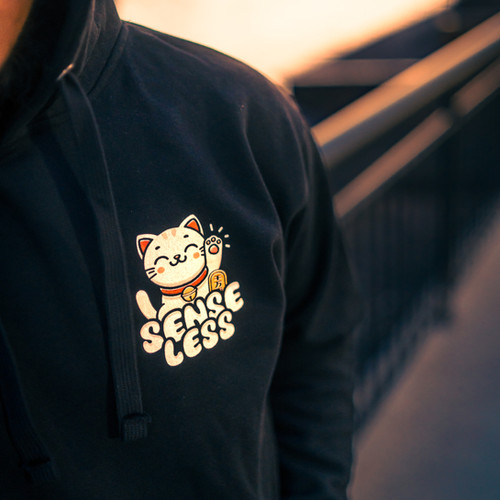 追加分◆ Happy Lucky Lucky Cat Hoodie | Senseless Co.