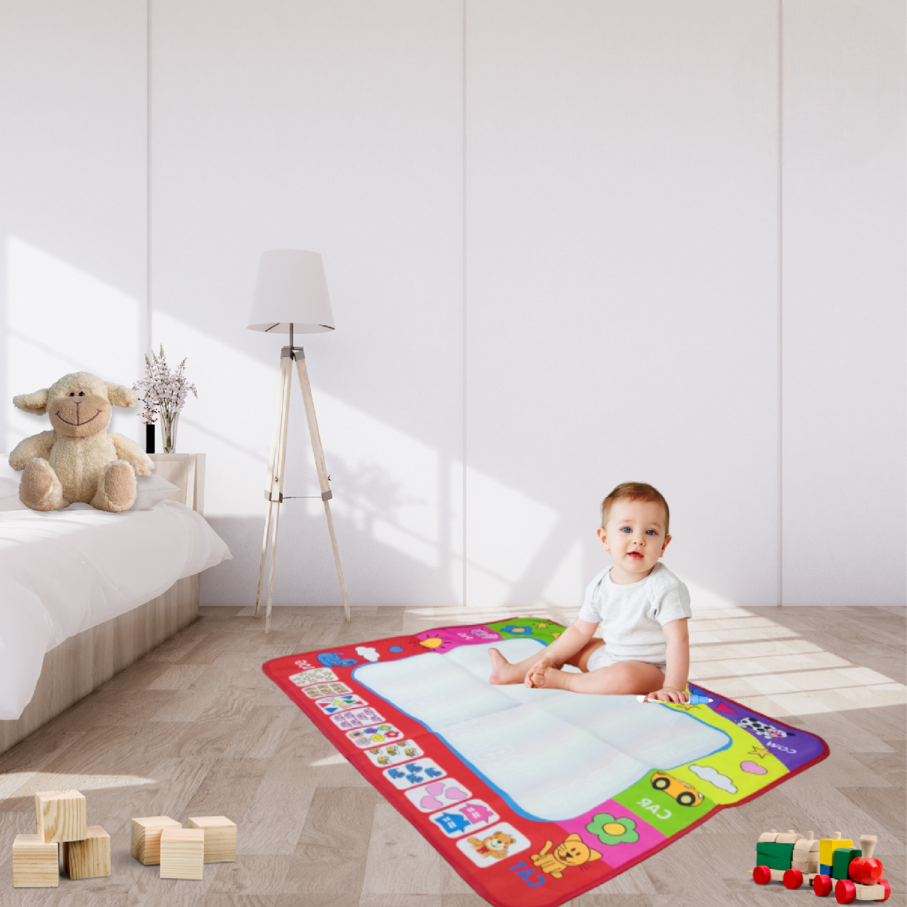 Tapete Mágico Para Dibujar Con Plumones De Agua Niños