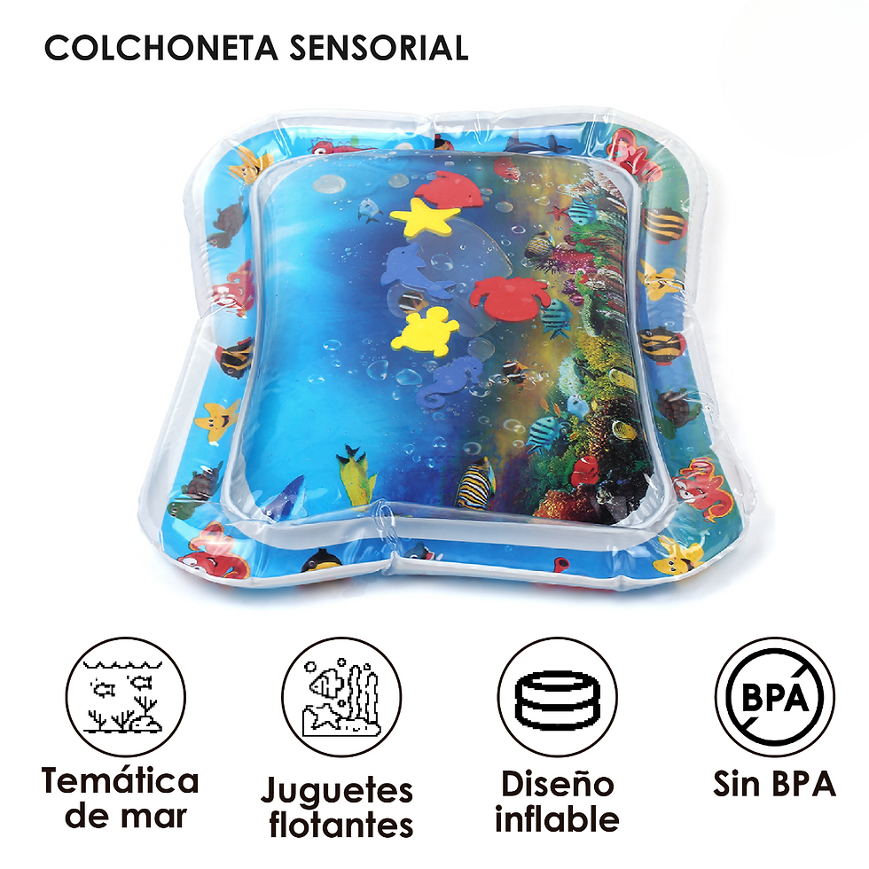 Miniatura: Tapete De Agua Inflable Bebés Juguete Estimulación Temprana
