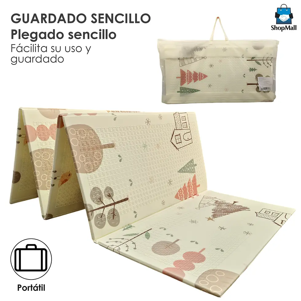 Miniatura: Tapete Infantil Juego Plegable Multiusos 1.5x2m Doble Vista