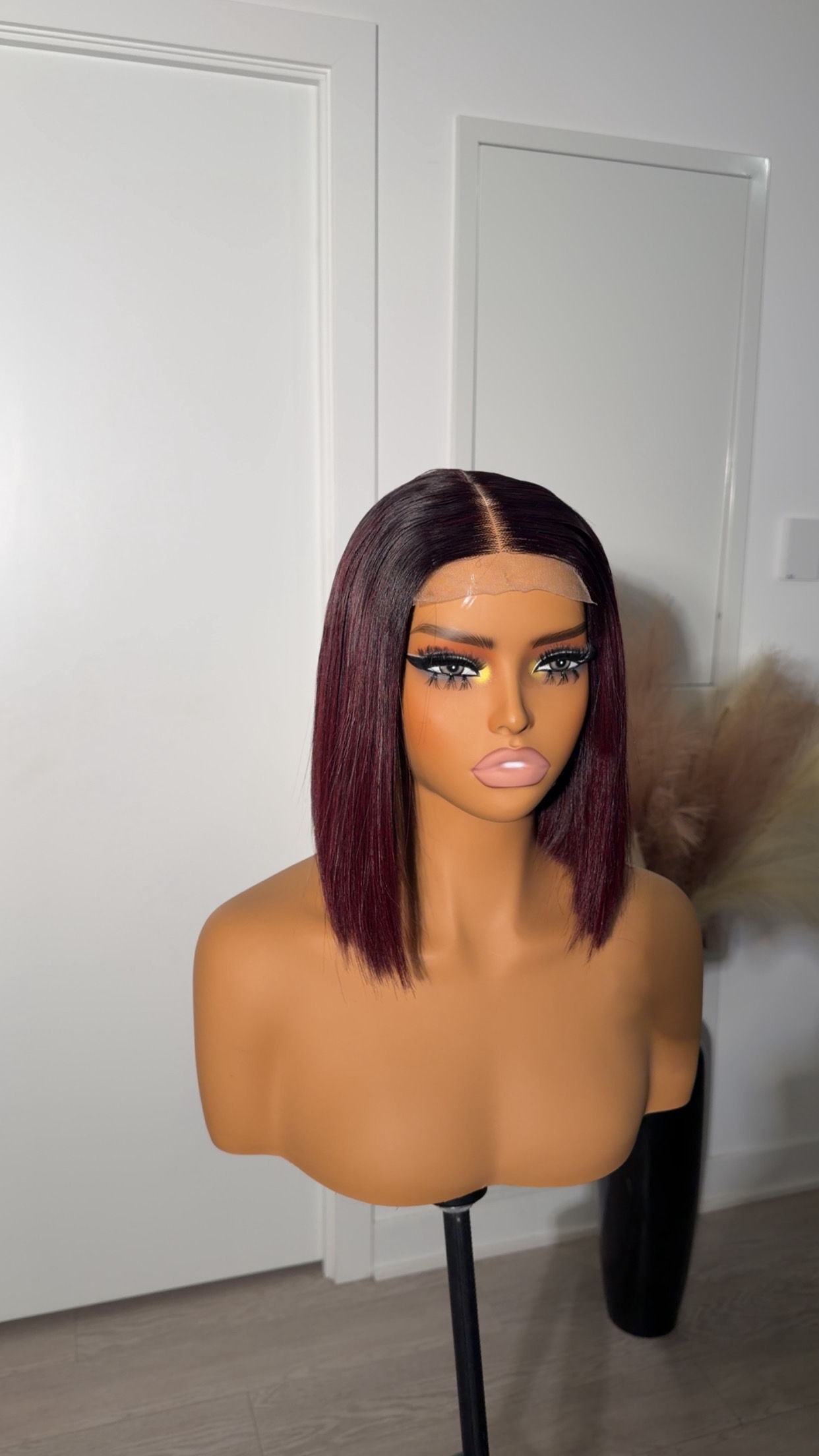 Ruby Wine Sleek Bob