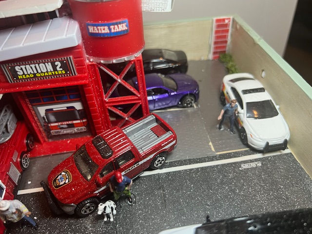 Thumbnail: FIRE STATION DIORAMA DISPLAY