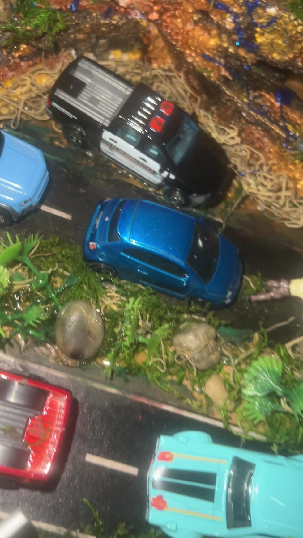 Thumbnail: SHOWBOX DIORAMA " TRAVEL HIGHWAY" CUSTOMIZED