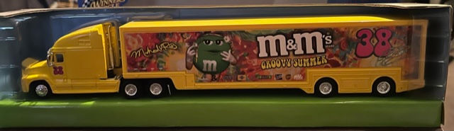 Thumbnail: 2003 Elliott Sadler #38 M&M's Racing "Groovy Summer" 1:64 Scale Team Hauler