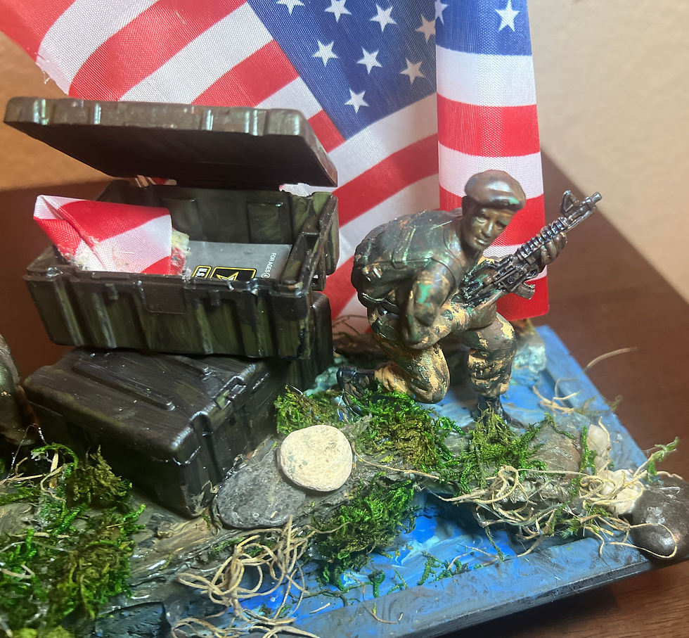Thumbnail: MILITARY 2 GAURDSMEN DIORAMA