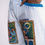 Miniatura: 'Welcome to the secret garden' handpainted 80s jeans