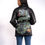 Miniatura: 'The feathered serpent' handpainted Emporio Armani 80s leather jacket