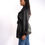 Miniatura: 'The feathered serpent' handpainted Emporio Armani 80s leather jacket