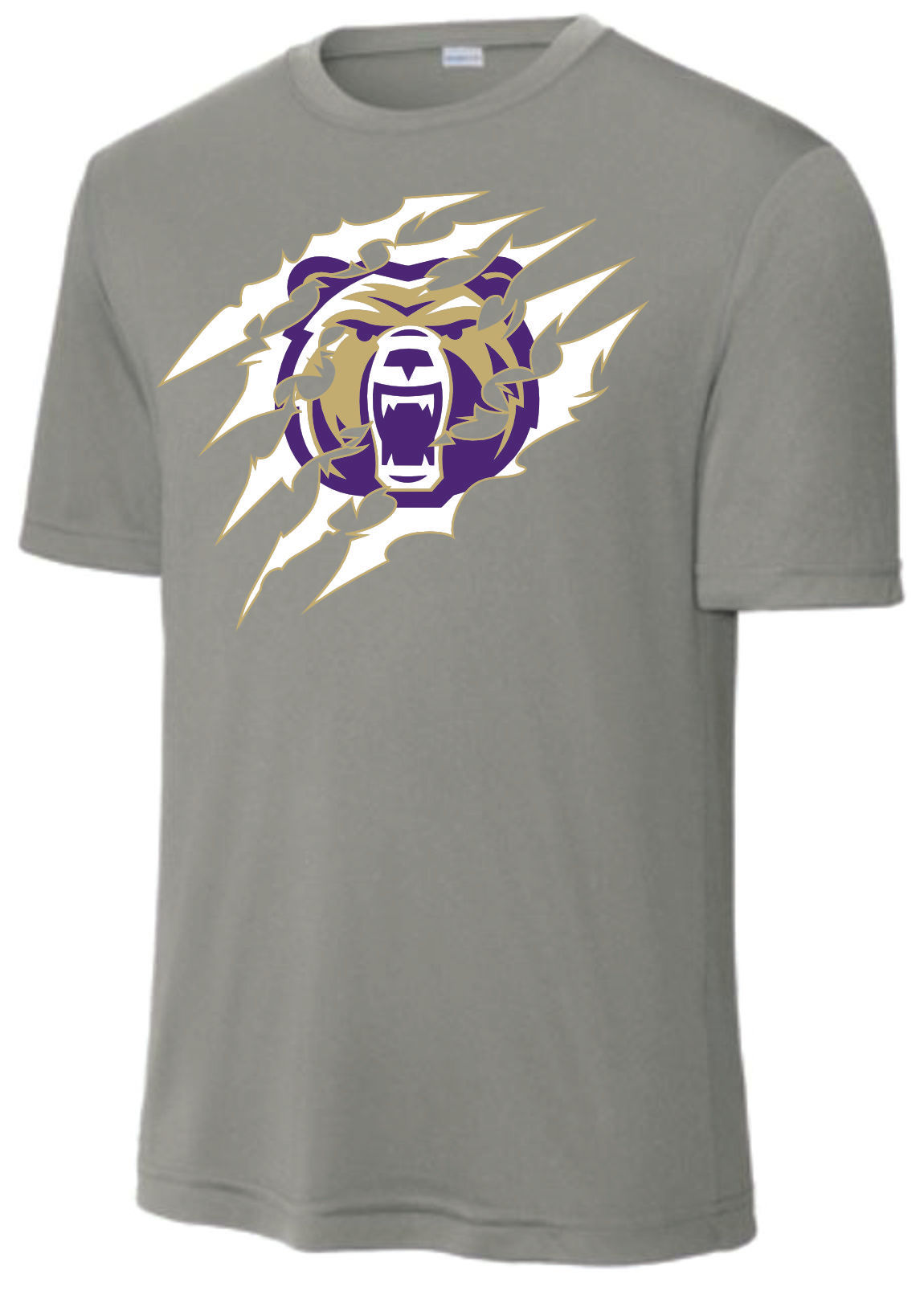 Grey Dri-fit Bear Claw shirt