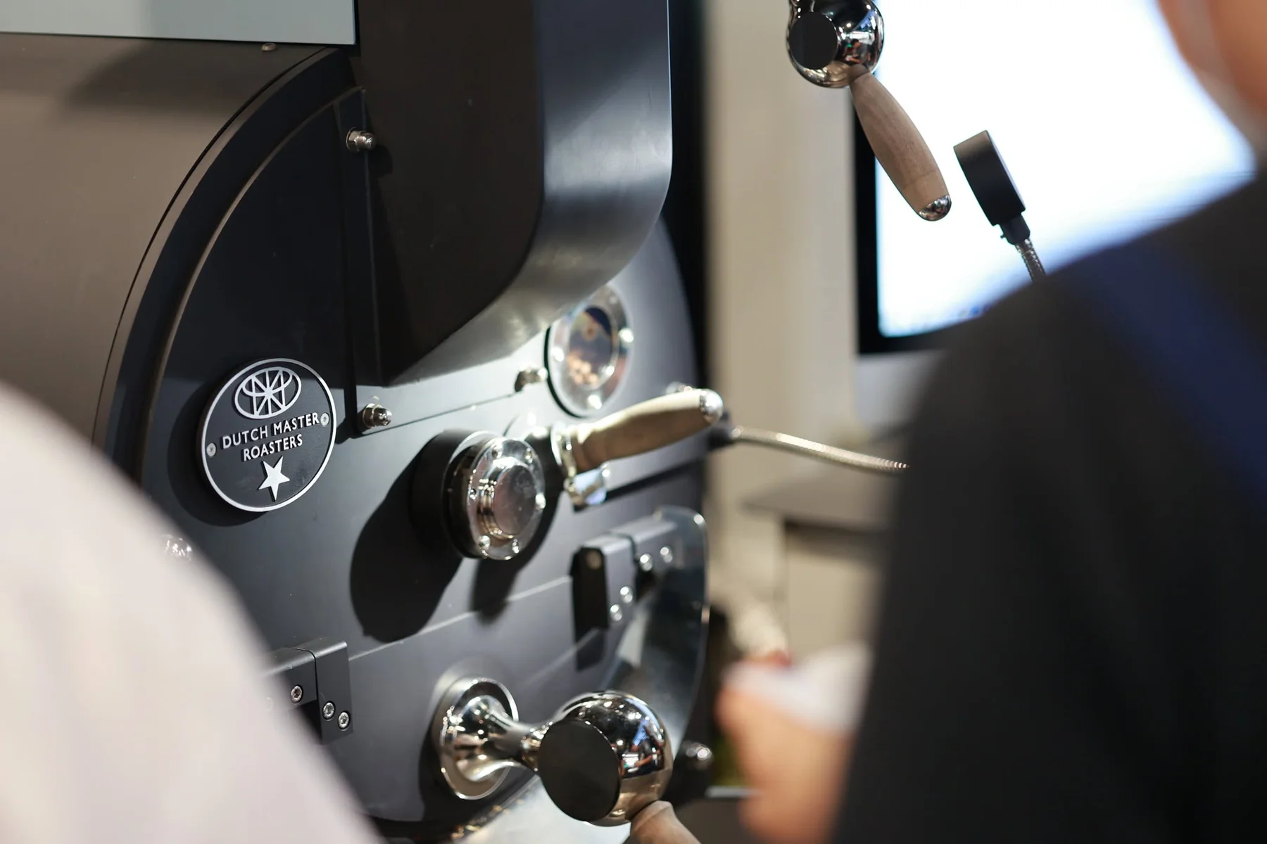 Dutch Master Roasters machine in the training room