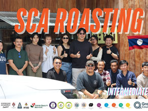 Participants in the OPP Roasting Master Class and SCA Roasting Intermediate in Laos.